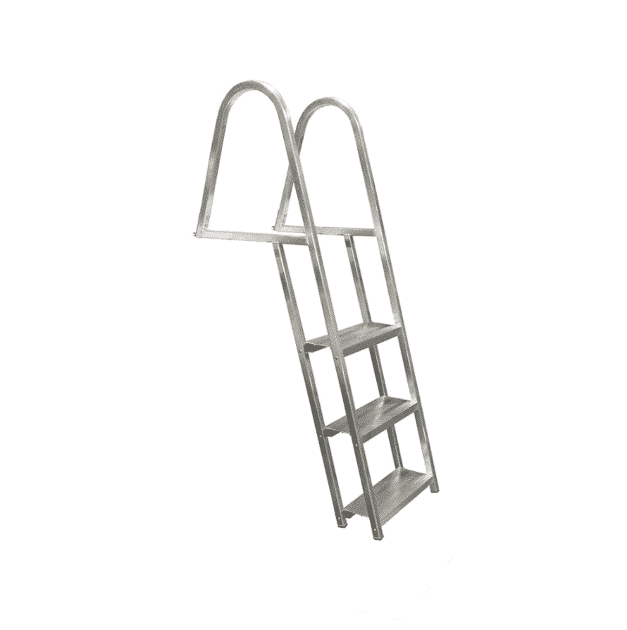 Aluminum Dock Ladder 3 Step angled Multinautic