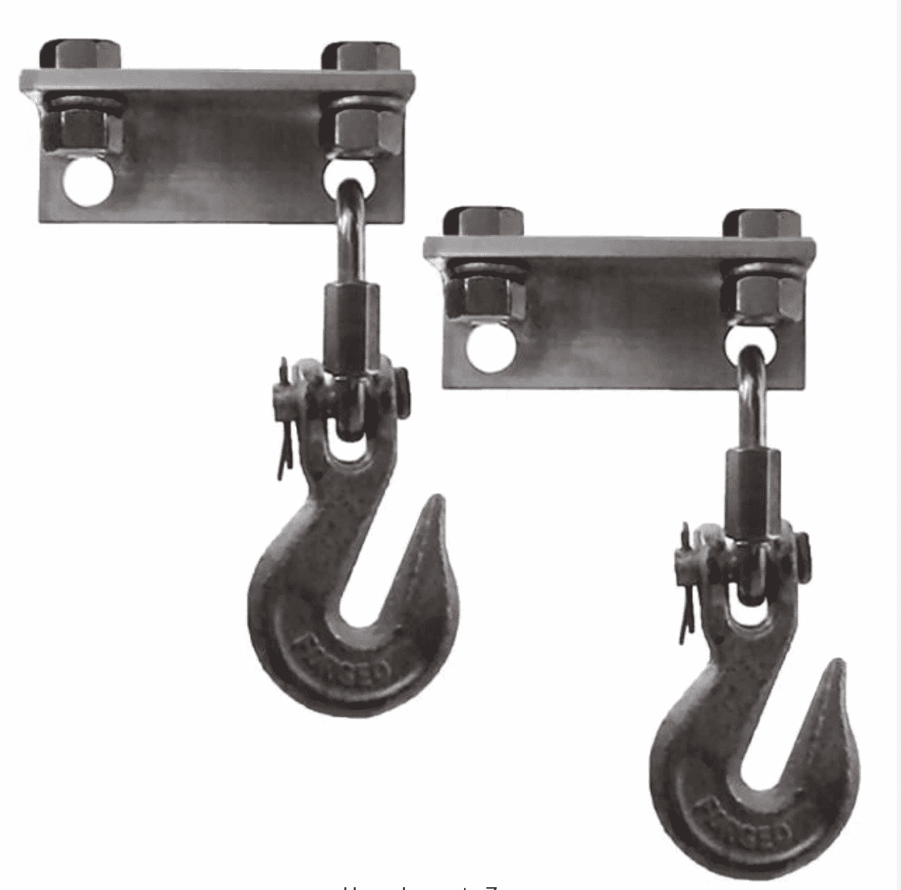 Pair (2) Anchor Chain Hooks for QP495 Aluminum Docks Multinautic